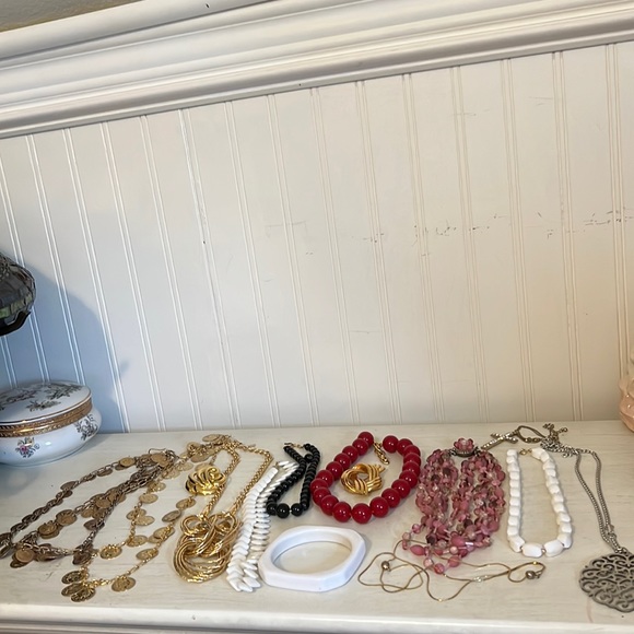 Trifari Jewelry - Huge lot vintage costume jewelry trifari Monet unmarked western Germany